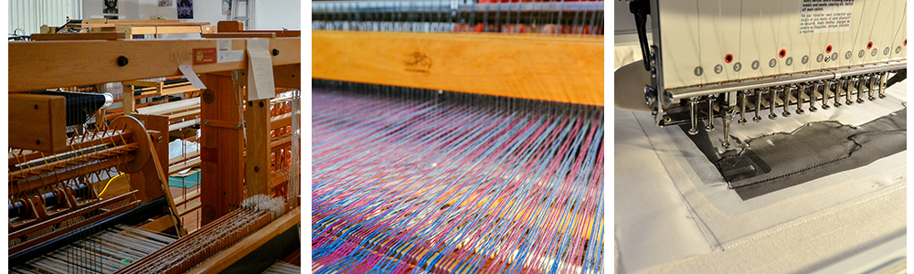 Machines in the studio textile studio.